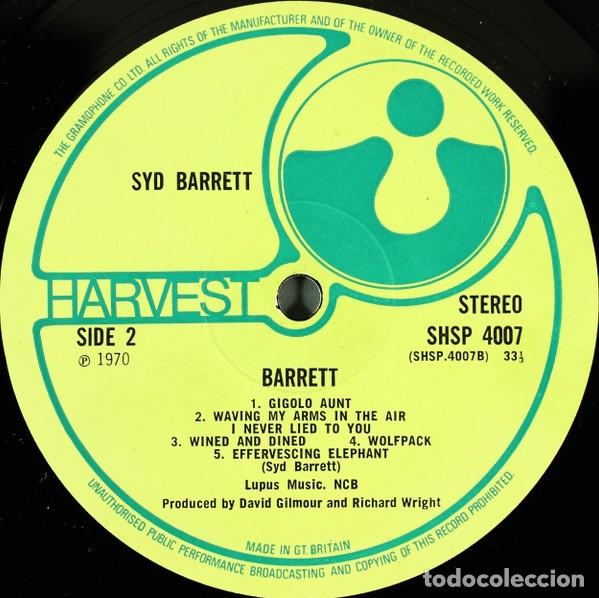 Discos de vinilo: Syd Barrett &lrm;&ndash; Barrett - LP - Foto 3