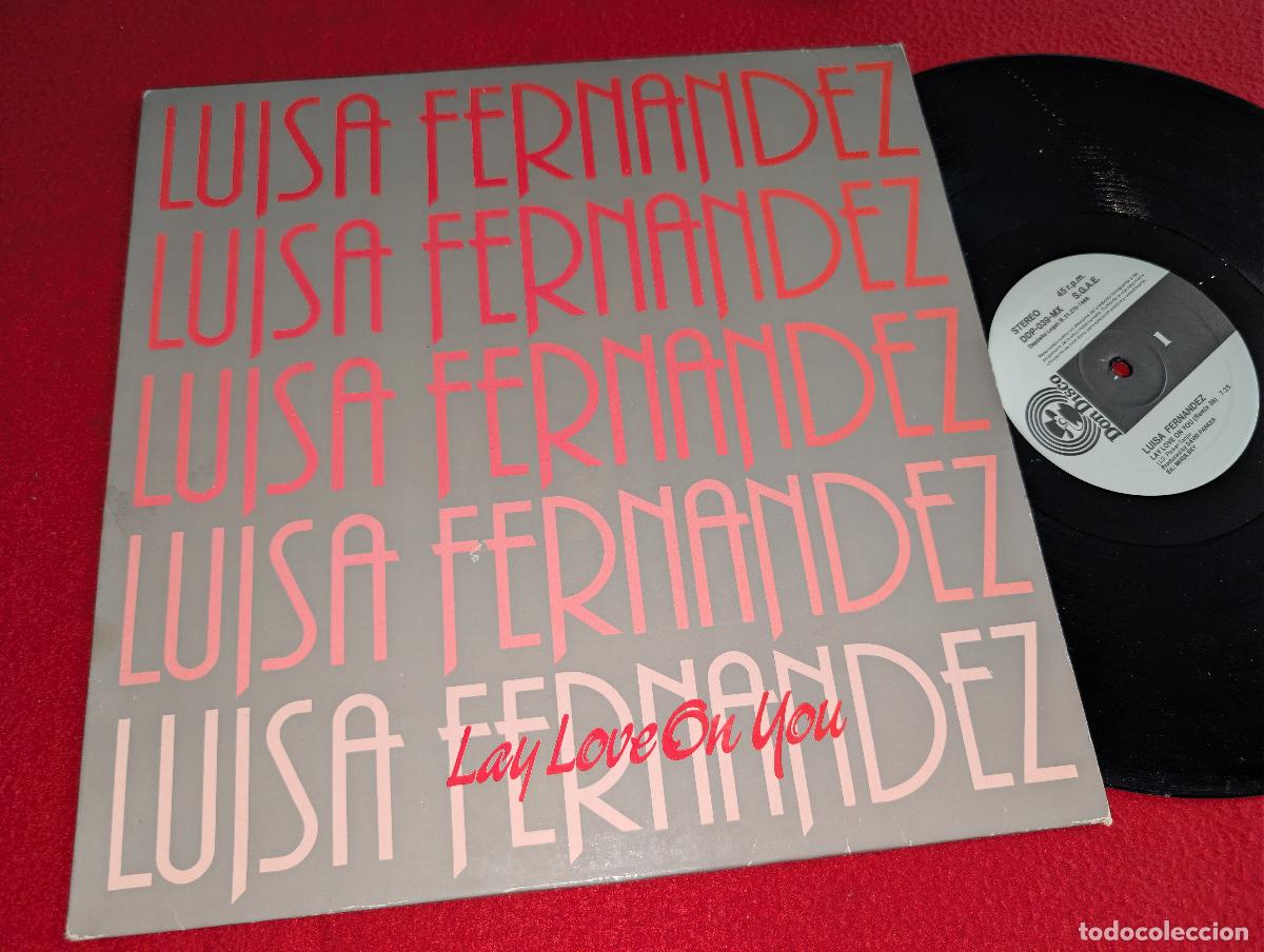 Discos de vinilo: LUISA FERNANDEZ Lay love on you/Playback version 12'' MX 1988 DonDisco DDP-039 ESPA&Ntilde;A SPAIN
