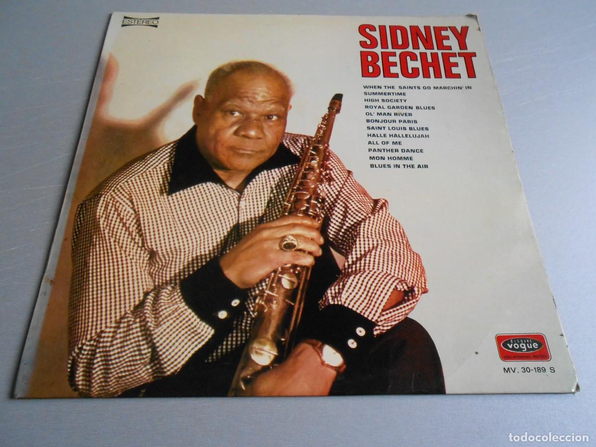 Discos de vinilo: SIDNEY BECHET, LP, WHEN THE SAINTS GO MARCHIN&acute;IN + 11, A&Ntilde;O 1973, DISQUES VOGUE MV.30-189 S