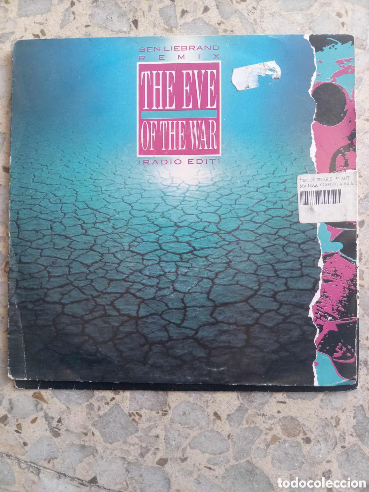 Discos de vinilo: SGL BEN LIEBRAND THE EVE OF THE WAR 1989 HOLANDA