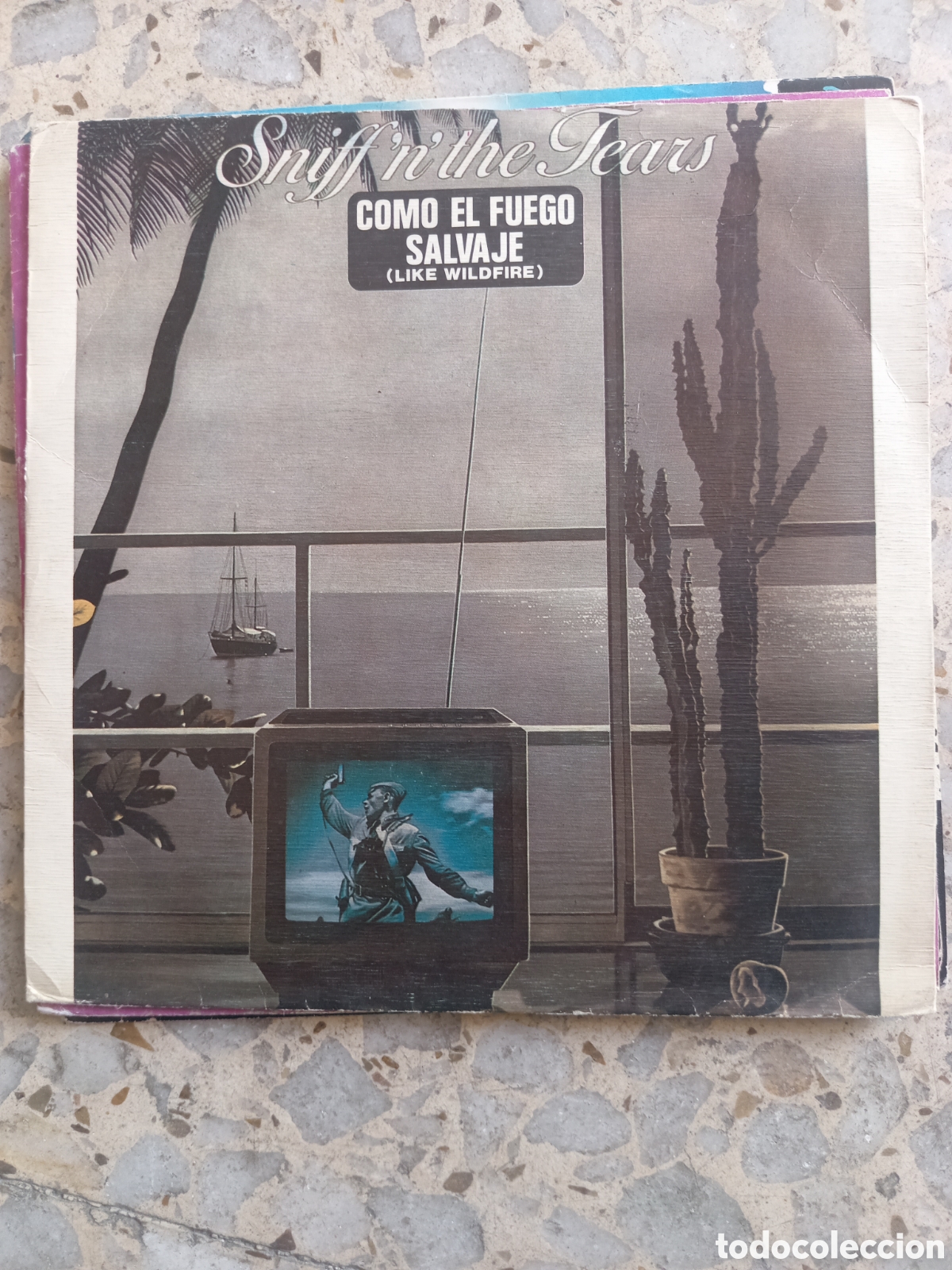 Discos de vinilo: SGL SNIFF &acute;N&acute; TEARS COMO EL FUEGO SALVAJE LIKE WILDFIRE 1982 PROMO