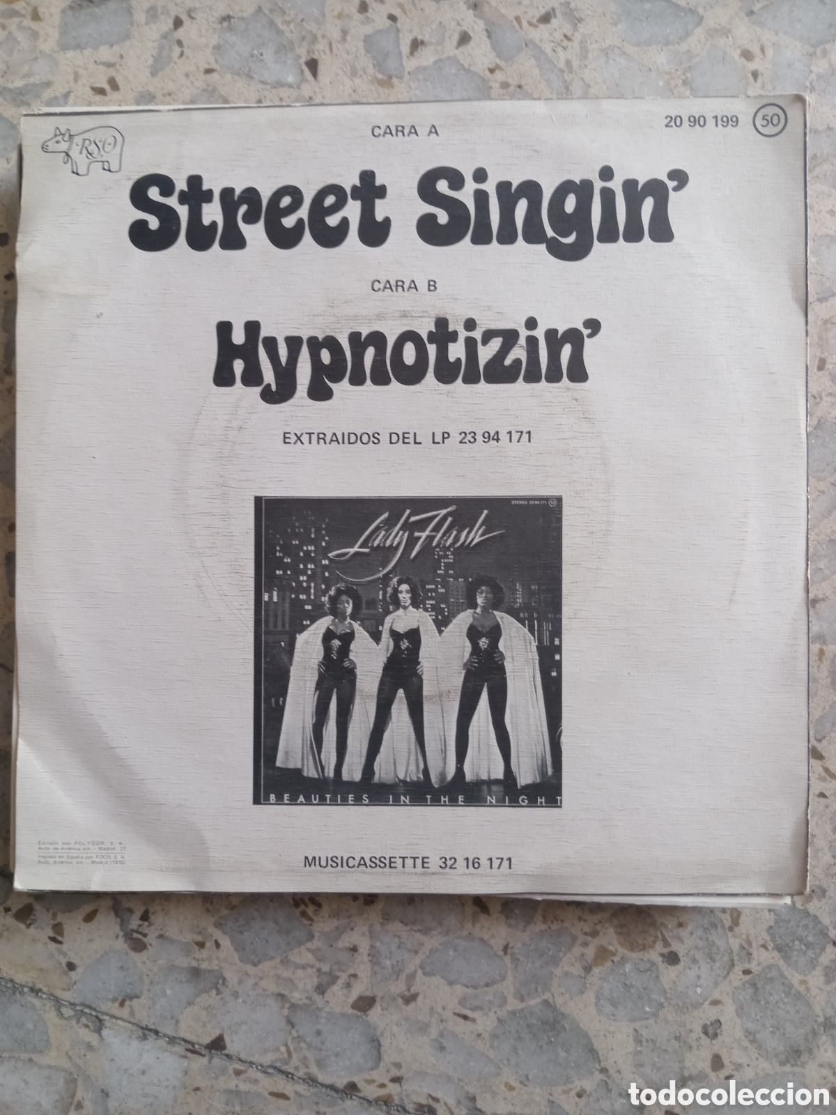Discos de vinilo: SGL LADY FLASH STREET SINGIN 1976 - Foto 2