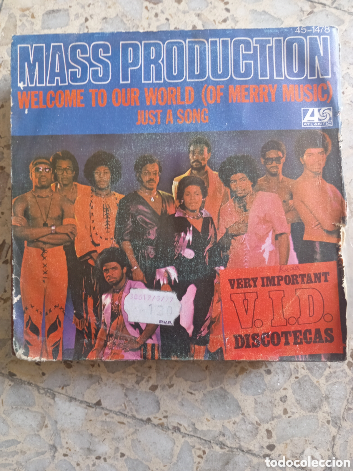Discos de vinilo: SGL MASS PRODUCTION WELCOME TO OUR WORLD 1976