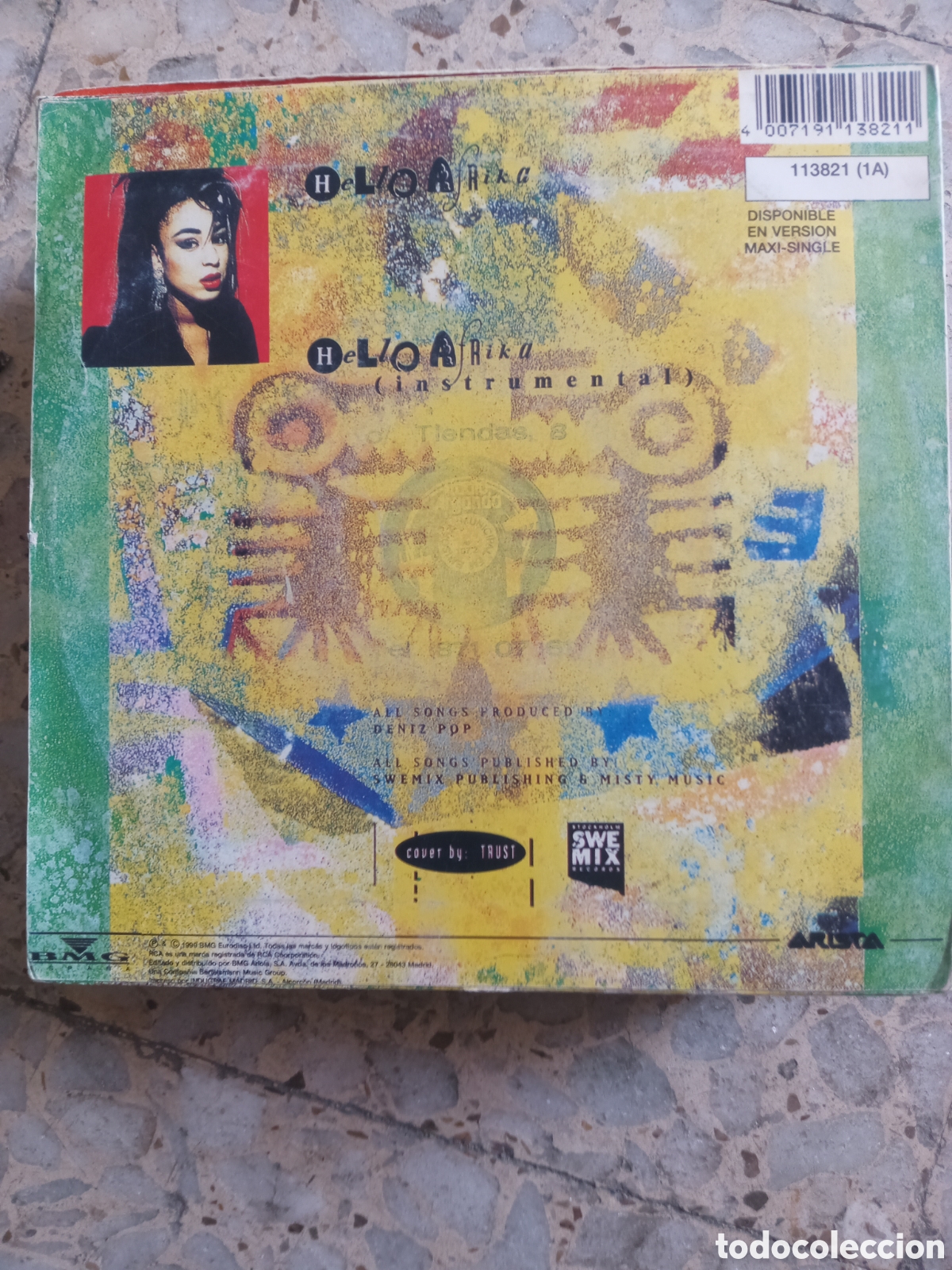 Discos de vinilo: SGL DR ALBAN HELLO AFRIKA 1991 - Foto 2