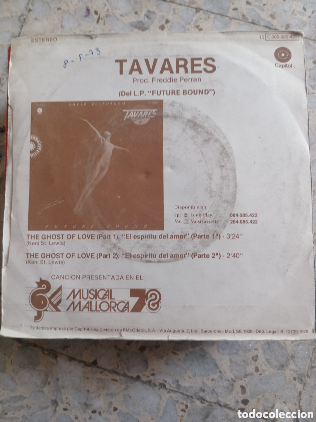 Discos de vinilo: SGL TAVARES EL ESPIRITU DEL AMOR 1978 - Foto 2