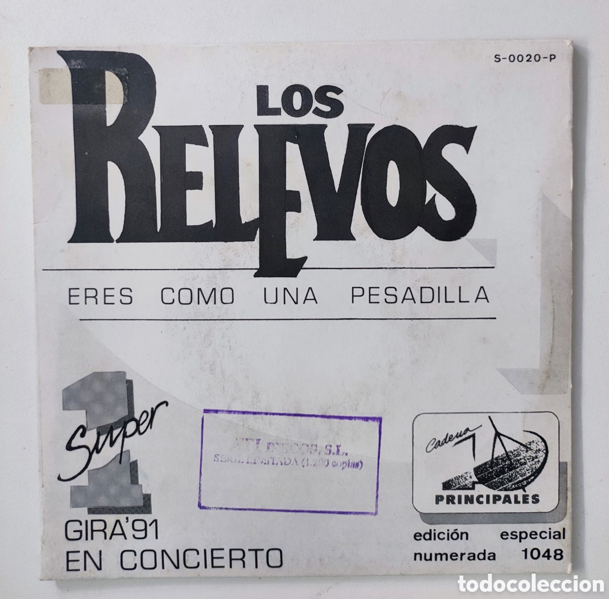 Discos de vinilo: VINILO 1991 - LOS RELEVOS (ERES COMO UNA PESADILLA) + DRAMA (SONRISAS DE PAPEL) - ATI DISCOS