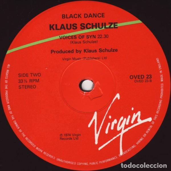 Discos de vinilo: Klaus Schulze &lrm;&ndash; Blackdance - LP - Foto 3