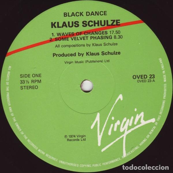 Discos de vinilo: Klaus Schulze &lrm;&ndash; Blackdance - LP - Foto 4