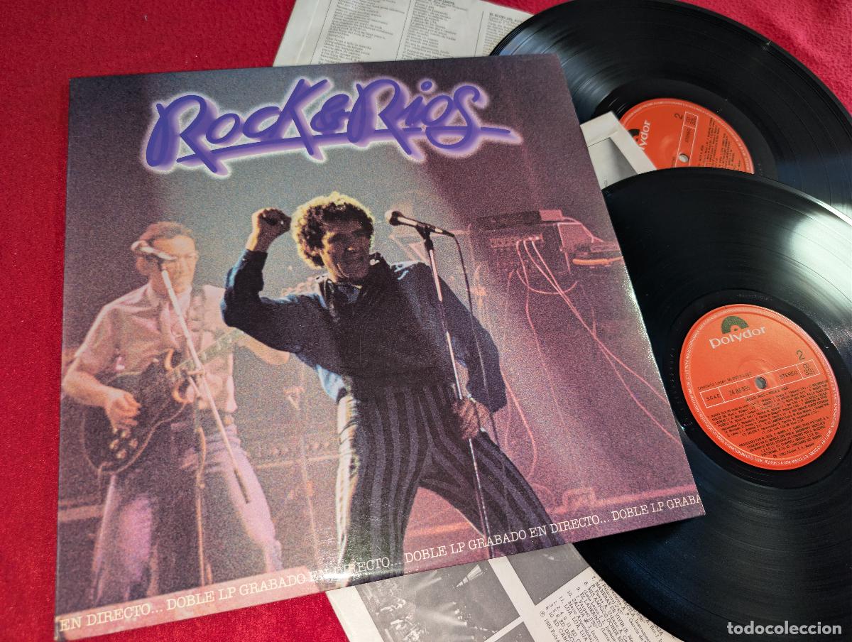 Discos de vinilo: MIGUEL RIOS Rock & Rios Doble LIVE 2LP grabado en directo 1982 Polydor