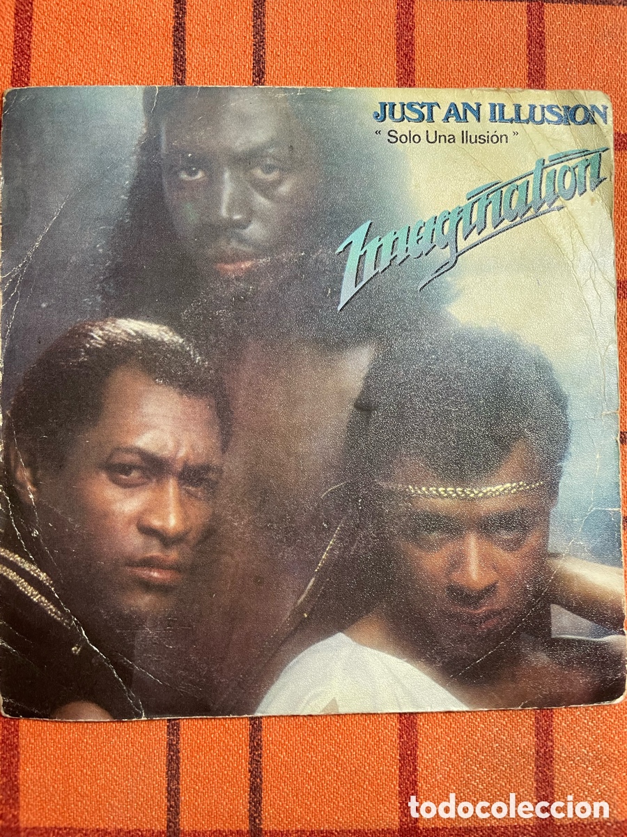Discos de vinilo: Imagination - Just An Illusion (Solo Una Ilusi&oacute;n) Single 45 RPM Movieplay 1982