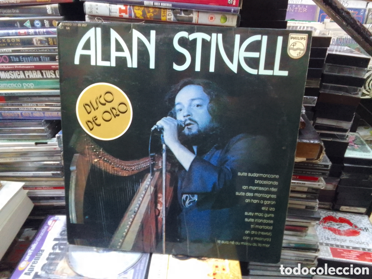 Discos de vinilo: Alan stivel ,disco de oro