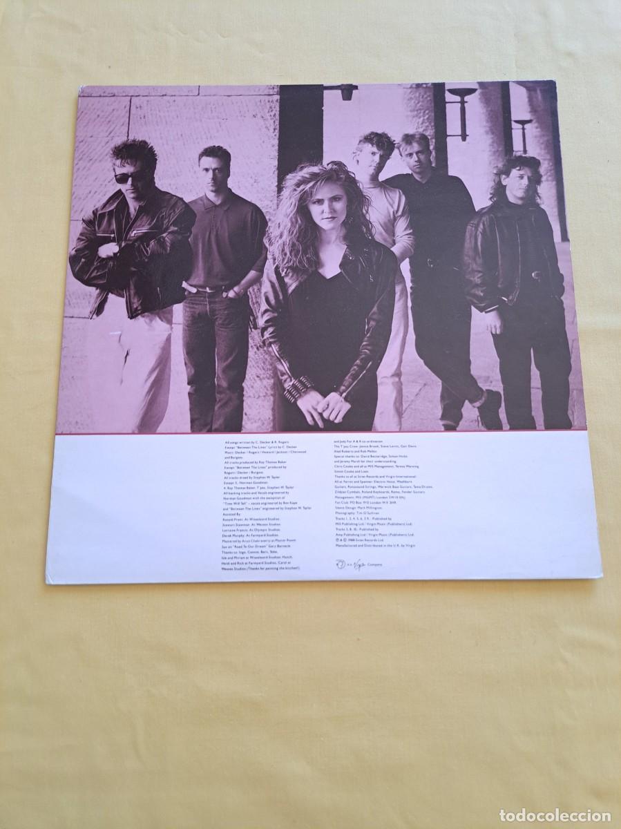 Discos de vinilo: T'PAU - RAGE (ENCARTE CON LETRAS DEL LP) - SOLO ENCARTE