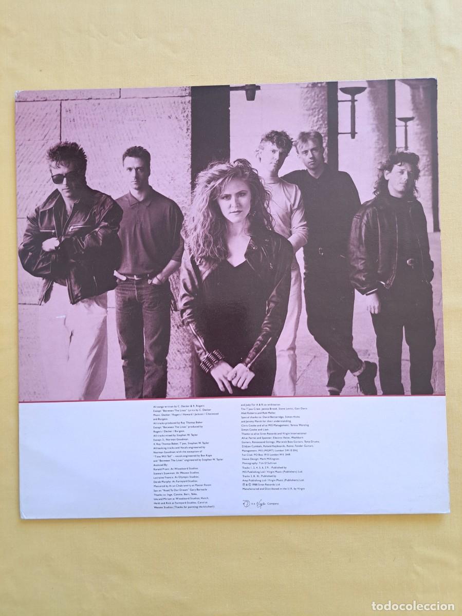 Discos de vinilo: T'PAU - RAGE (ENCARTE CON LETRAS DEL LP) - SOLO ENCARTE