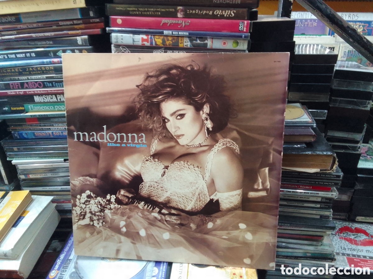 Discos de vinilo: Madonna like a virgin Ed brasile&ntilde;a