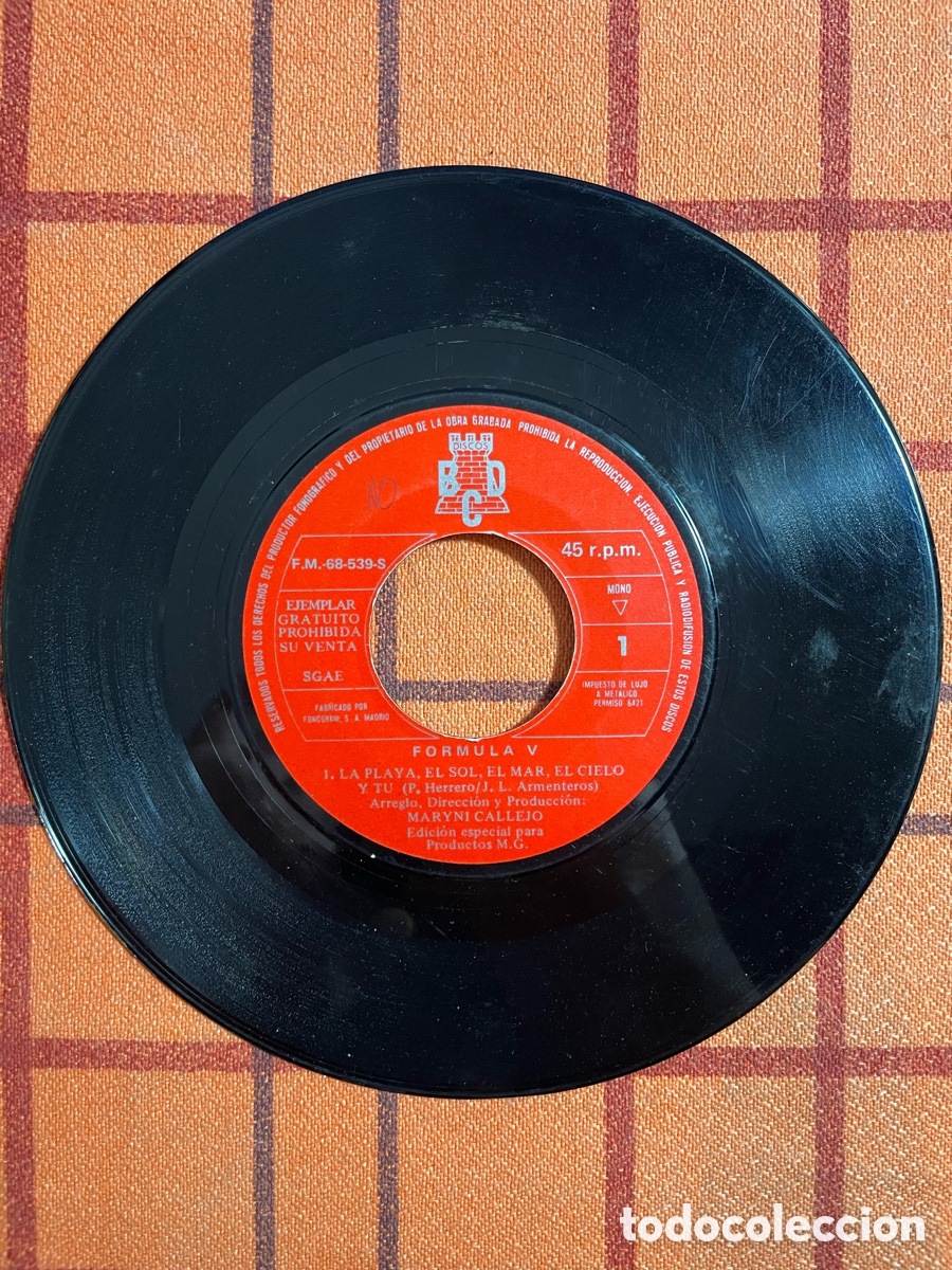 Discos de vinilo: Vinilo 45 RPM Ray Conniff &ndash; Alegr&iacute;a en Ritmo - Foto 3