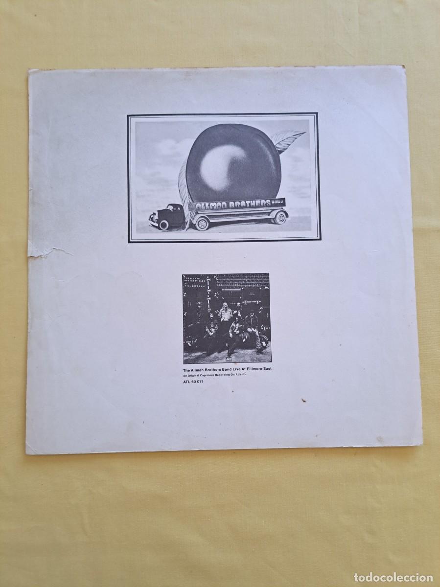 Discos de vinilo: ALLMAN BROTHERS BAND - THE ALMAN BROTHERS BAND LIVE AT FILLMORE EAST ((ENCARTE CON LETRAS DEL LP)