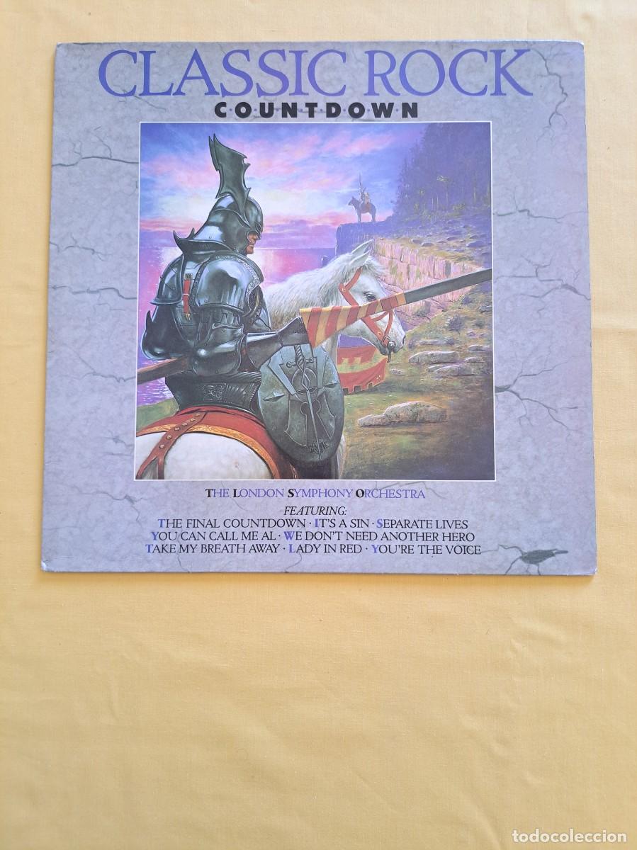 Discos de vinilo: THE LONDON SYMPHONY ORCHESTRA - CLASSIC ROCK COUTDOWN (SOLO CARATULA)