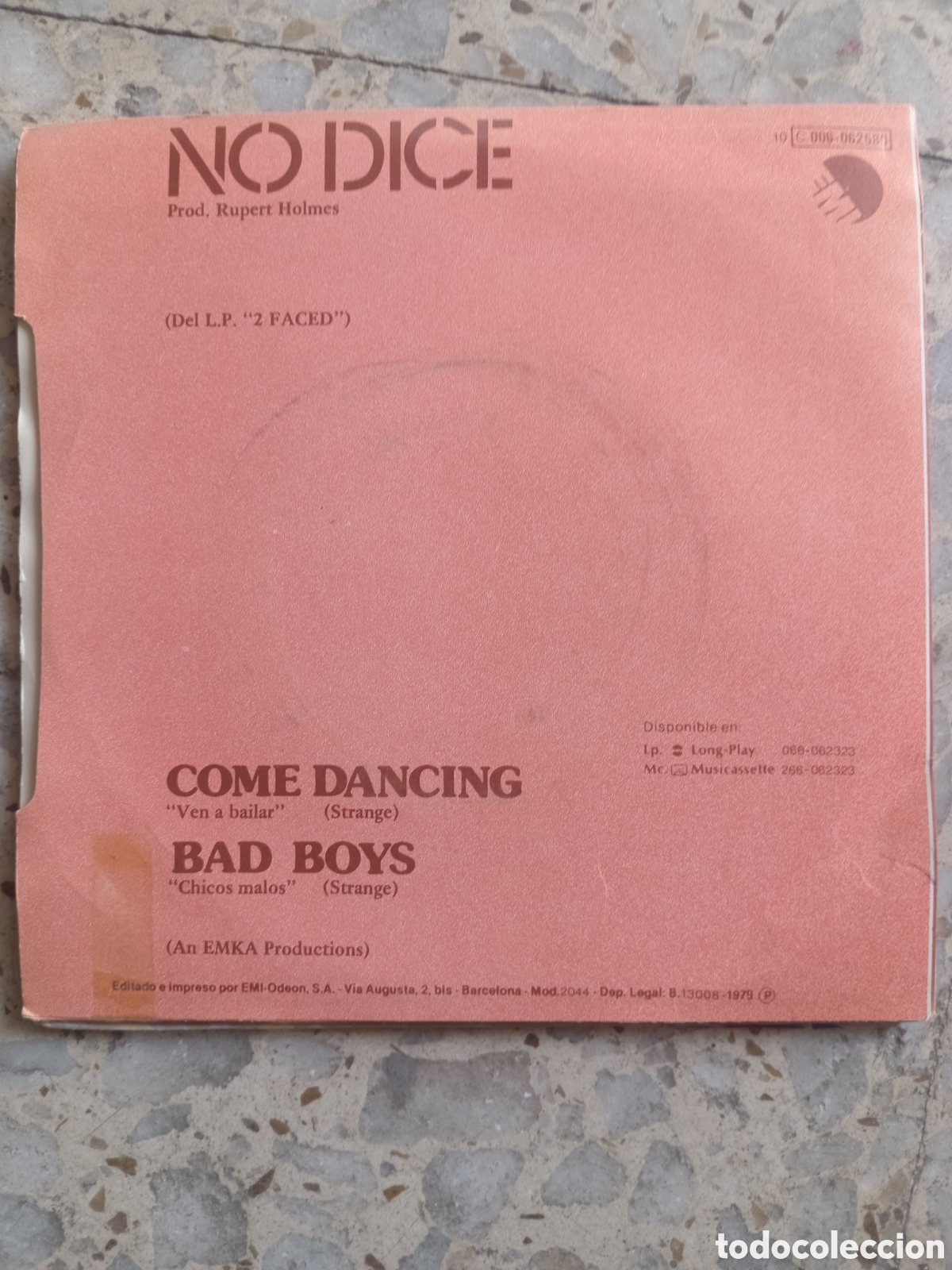 Discos de vinilo: SGL NO DICE VEN A BAILAR 1979 PROMO - Foto 2