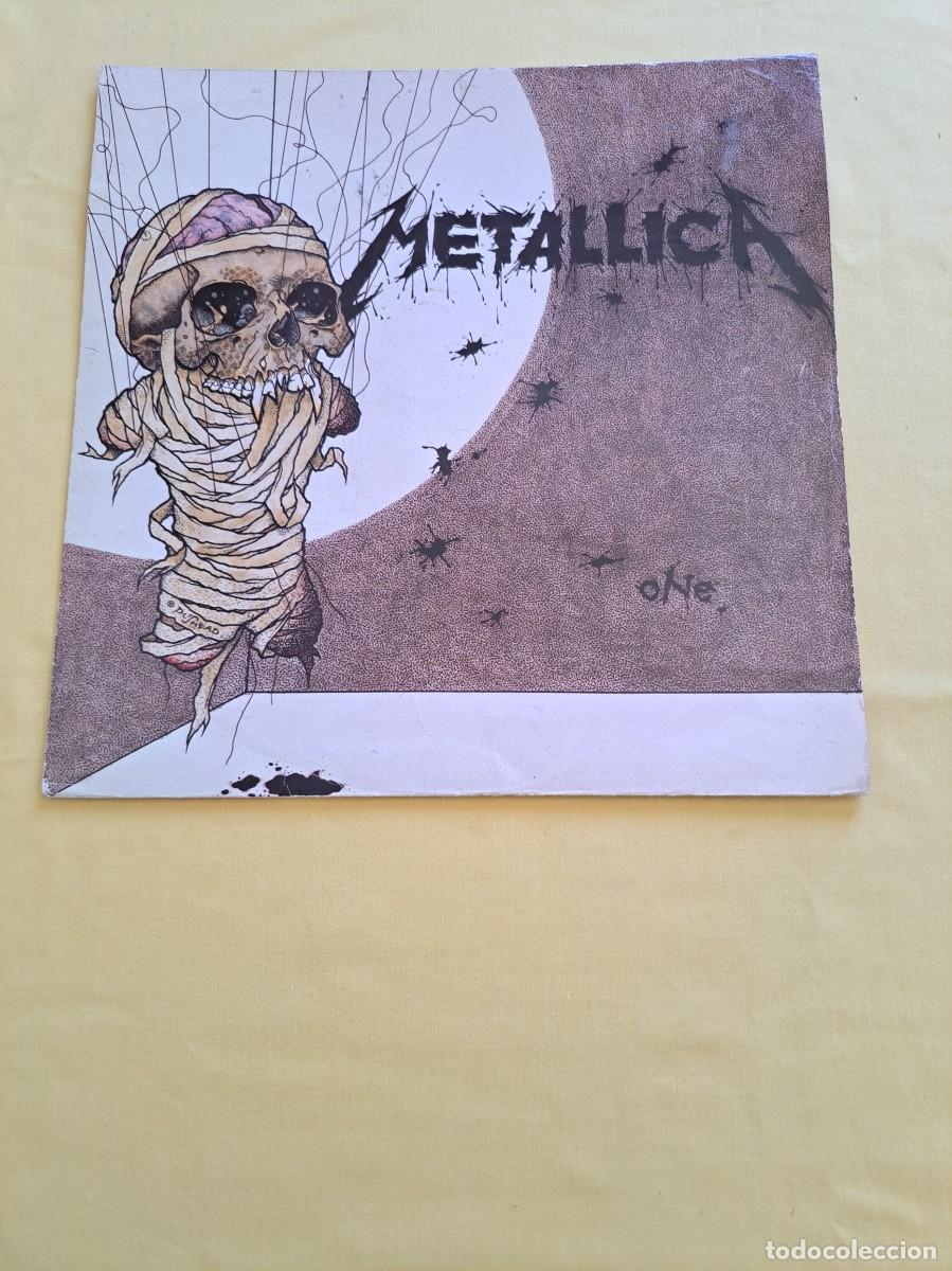 Discos de vinilo: METALLICA - ONE (SINGLE 3 CANCIONES) (SOLO CARATULA)