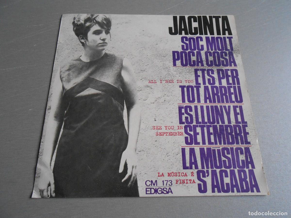 Discos de vinilo: JACINTA, EP, S&Oacute;C MOLT POCA COSA + 3, A&Ntilde;O 1967, EDIGSA C. M. 173