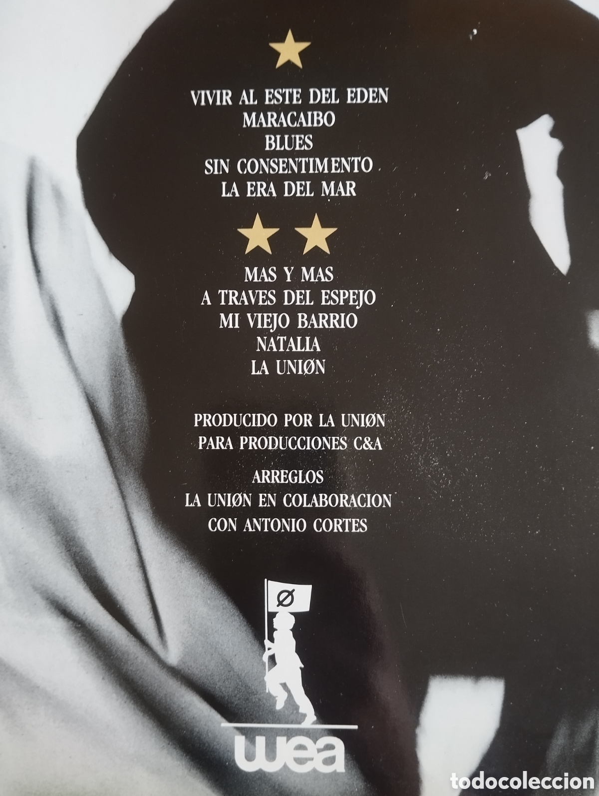 Discos de vinilo: La Uni&oacute;n - Vivir al &eacute;ste del Ed&eacute;n - LP - Foto 2