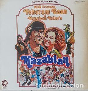 Disques de vinyle: Kazablan. Nuevo Gran Musical de Israel Banda Sonora Original del Film - Dov Seltzer Philarmonic Orch