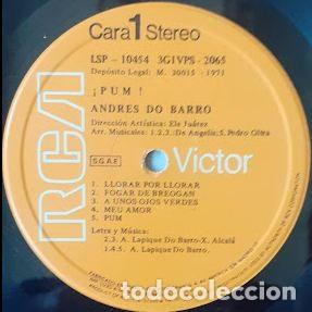 Discos de vinilo: Pum - Andres Do Barro - Foto 8