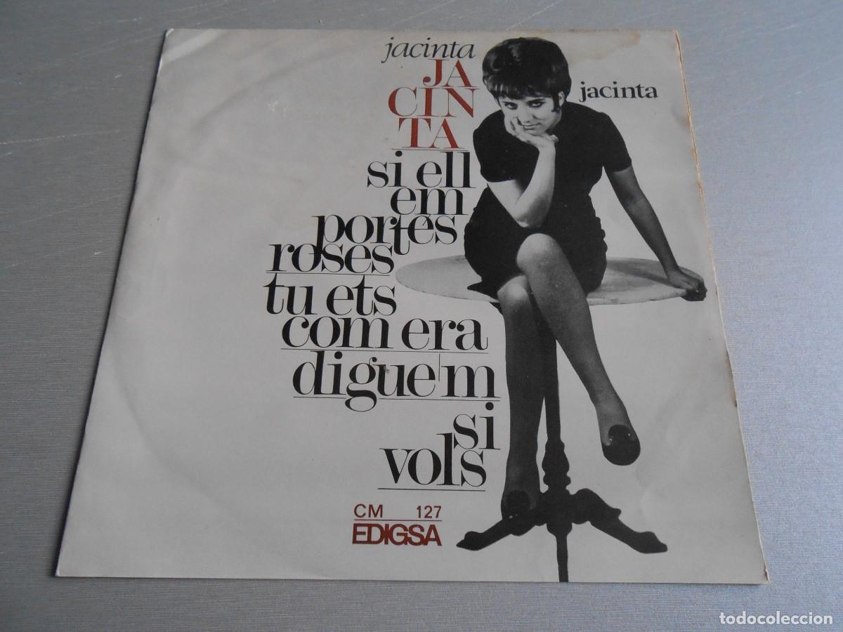 Discos de vinilo: JACINTA, EP, SI ELL EM PORT&Eacute;S ROSES + 3, A&Ntilde;O 1966, EDIGSA C.M. 127