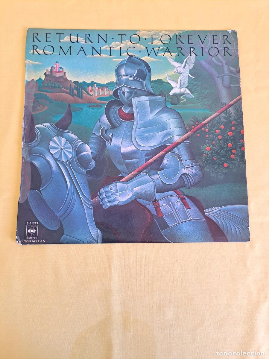 Discos de vinilo: RETURN TO FOREVER - ROMANTIC WARRIOR (SOLO CARATULA) - Foto 1