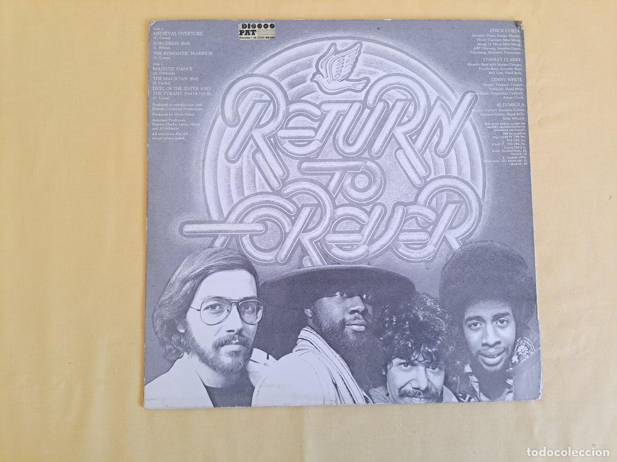 Discos de vinilo: RETURN TO FOREVER - ROMANTIC WARRIOR (SOLO CARATULA) - Foto 3