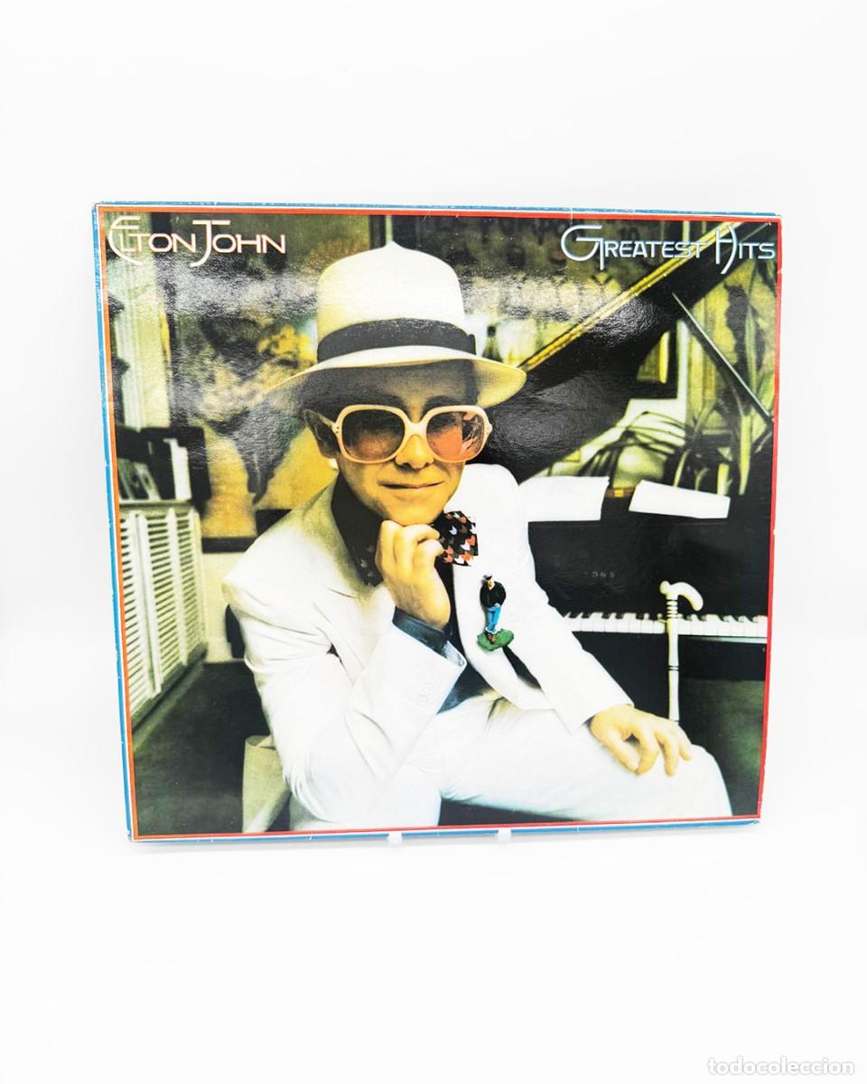 Discos de vinilo: Elton John - Greatest Hits - LP 12&rdquo; - DJM Records, 1974