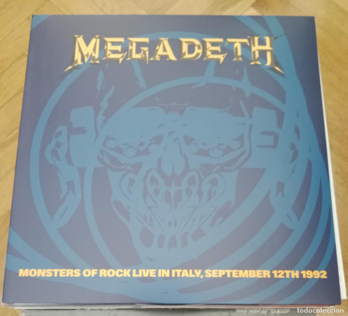Discos de vinilo: Megadeth - Monster of rock 1992 Italy Lp