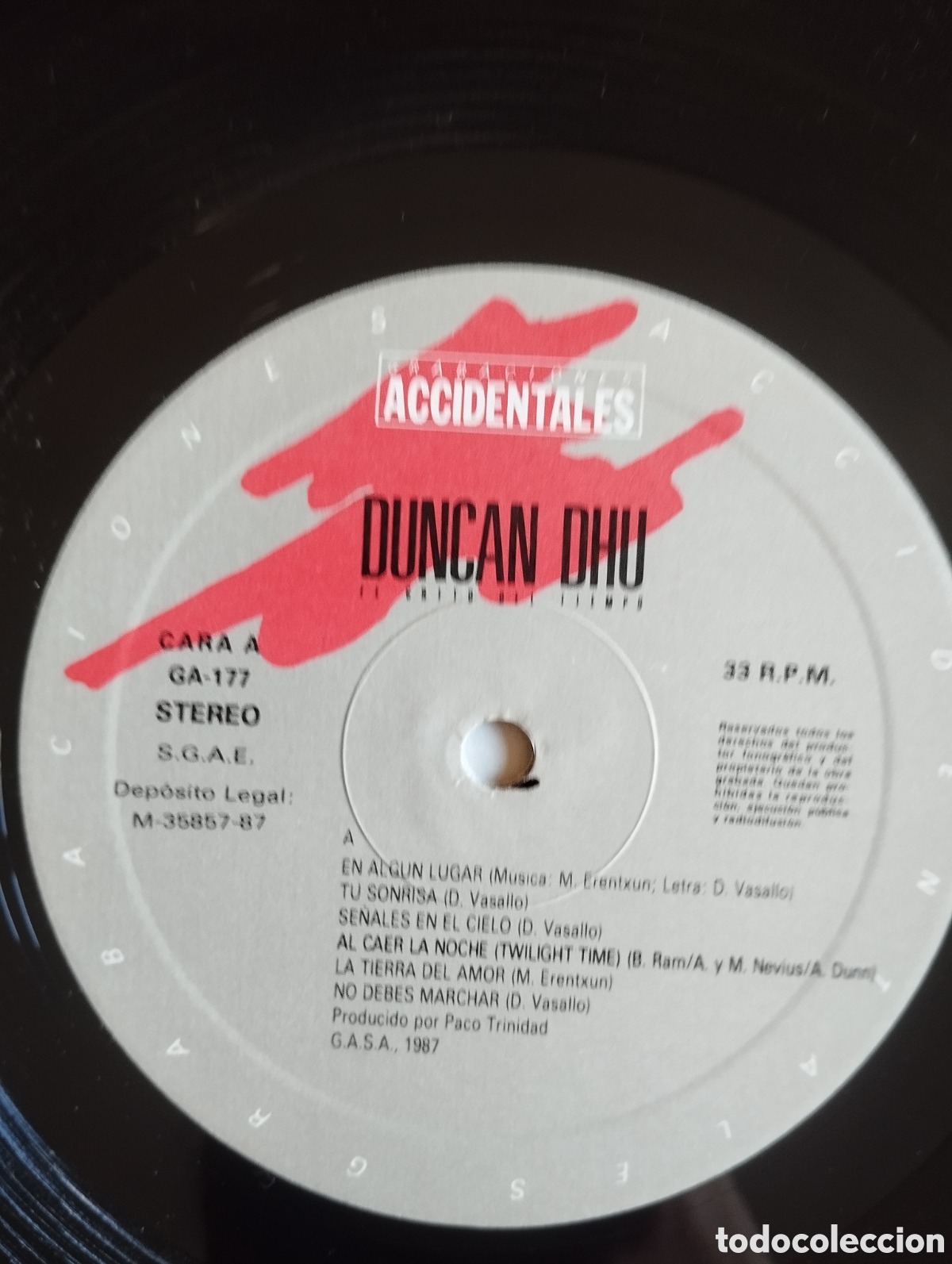 Discos de vinilo: Duncan Dhu - El grito del Tiempo - LP - Foto 6