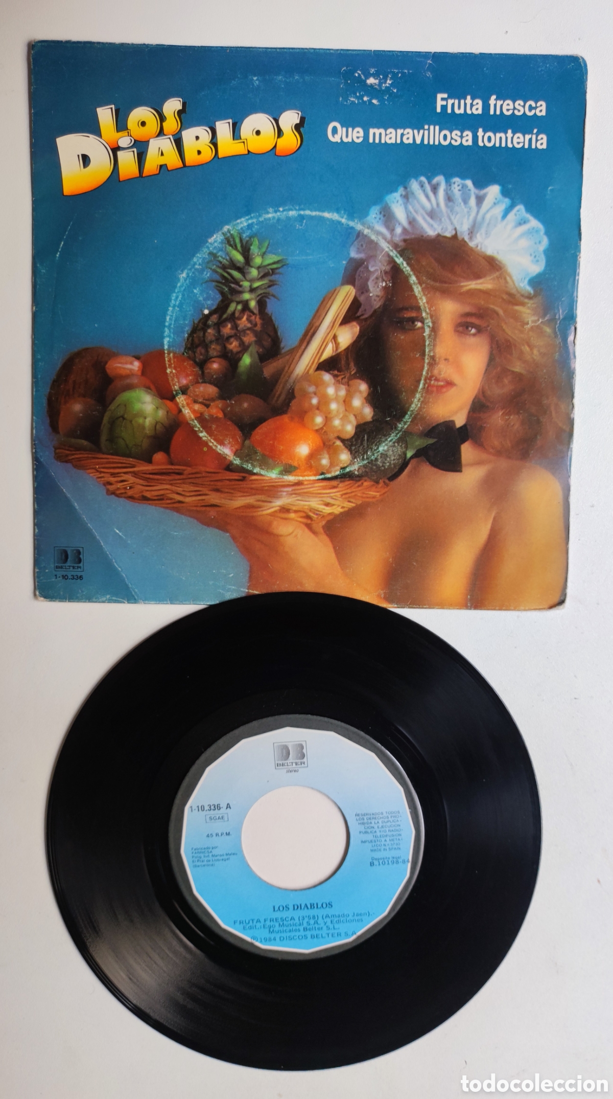 Discos de vinilo: 1984 VINILO - LOS DIABLOS / FRUTA FRESCA - DISCOS BELTER 1984 SINGLE