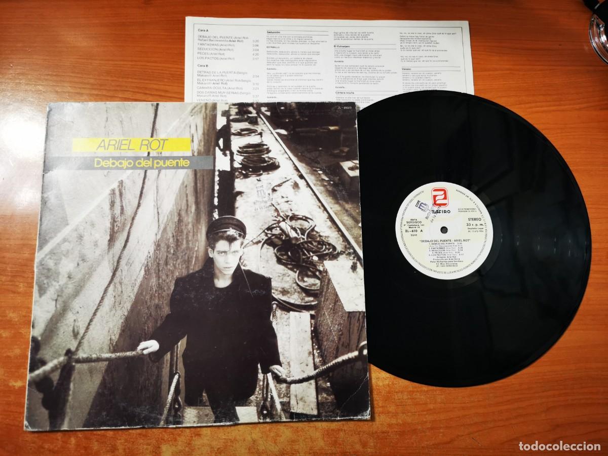 Discos de vinilo: ARIEL ROT Debajo del puente LP VINILO DEL A&Ntilde;O 1984 CON ENCARTE TEQUILA CONTIENE 10 TEMAS
