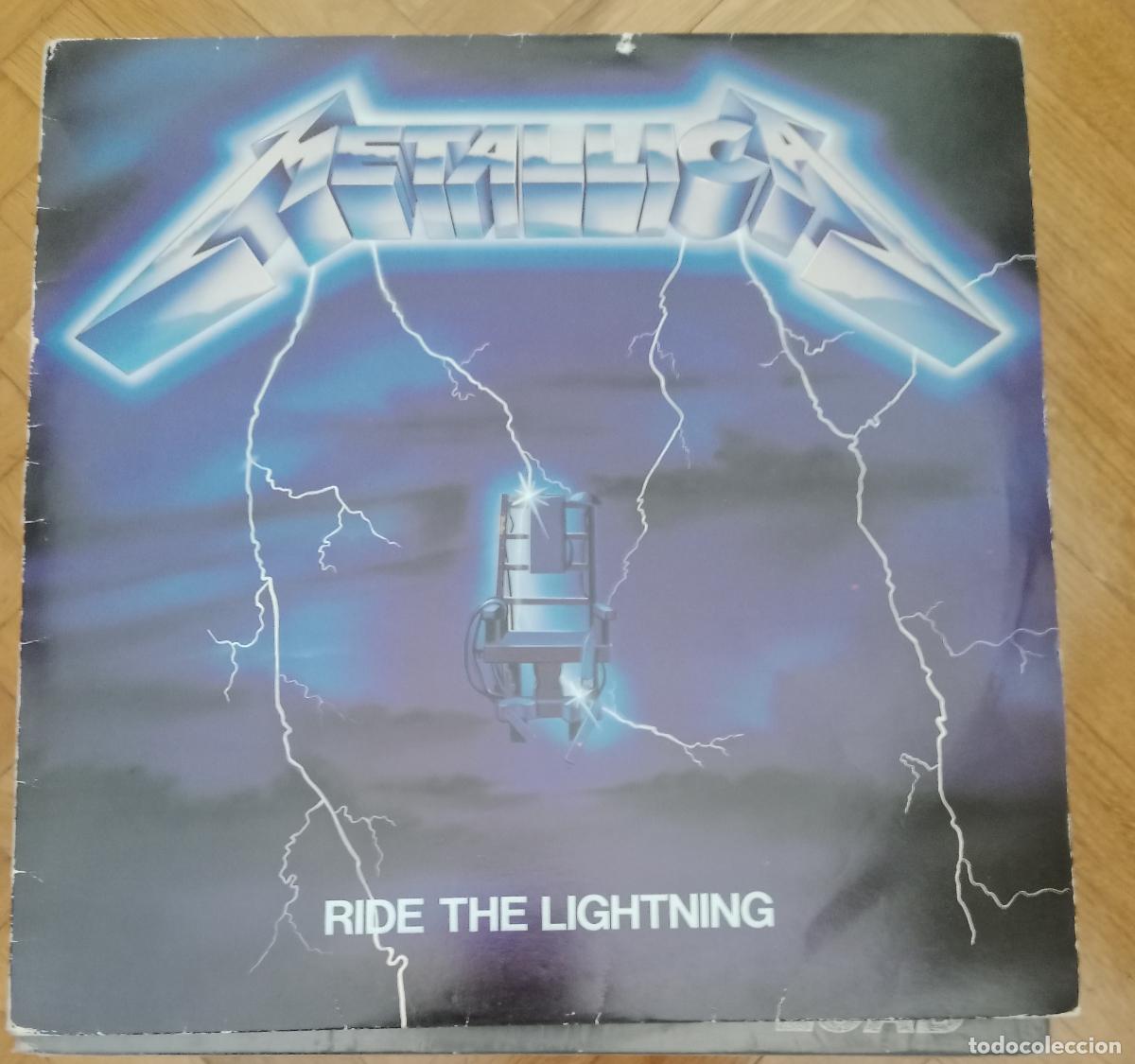 Discos de vinilo: Metallica - Ride the lightning Lp UK 1986