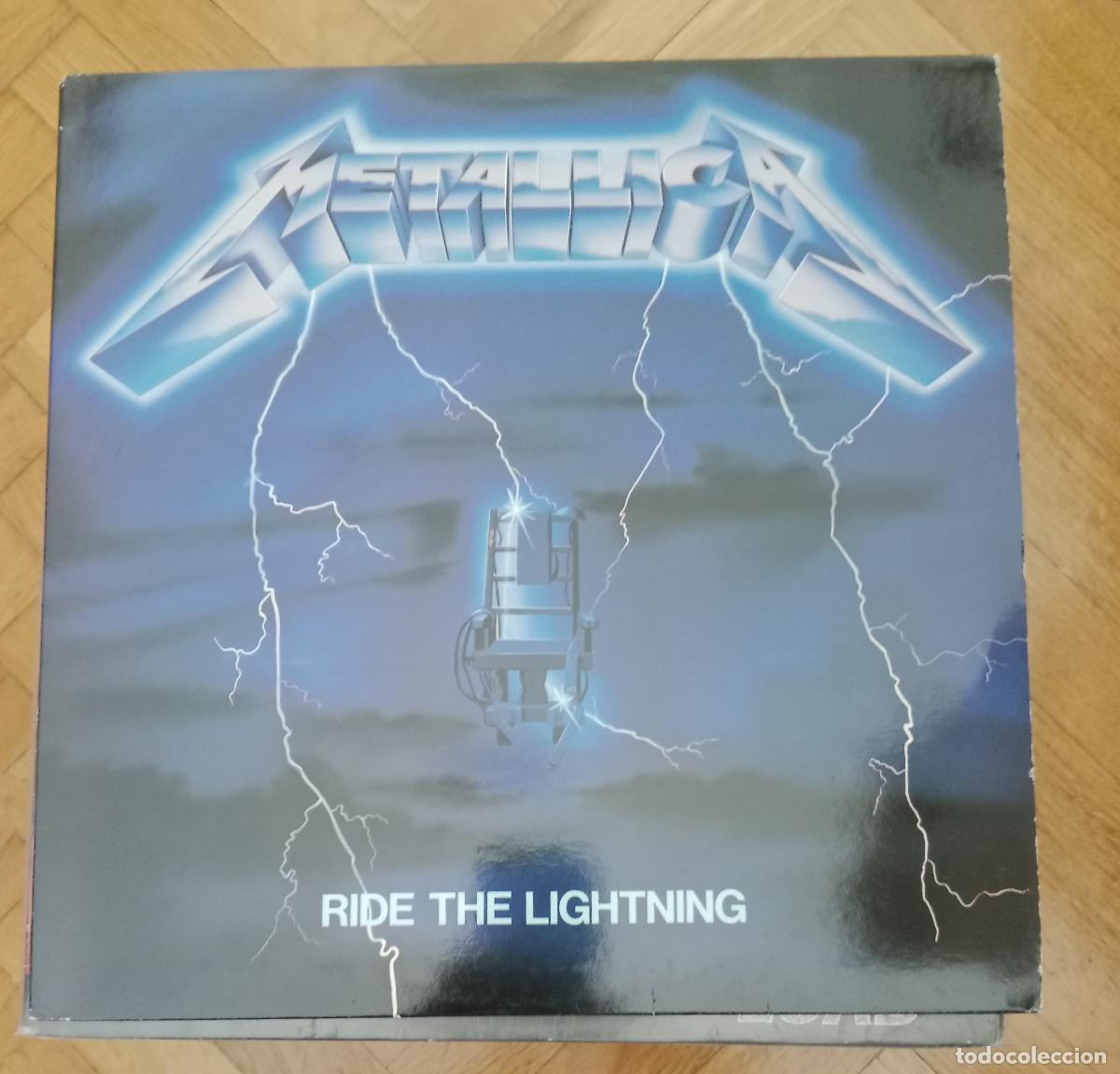 Discos de vinilo: Metallica - Ride the lightning Lp Europa 1987