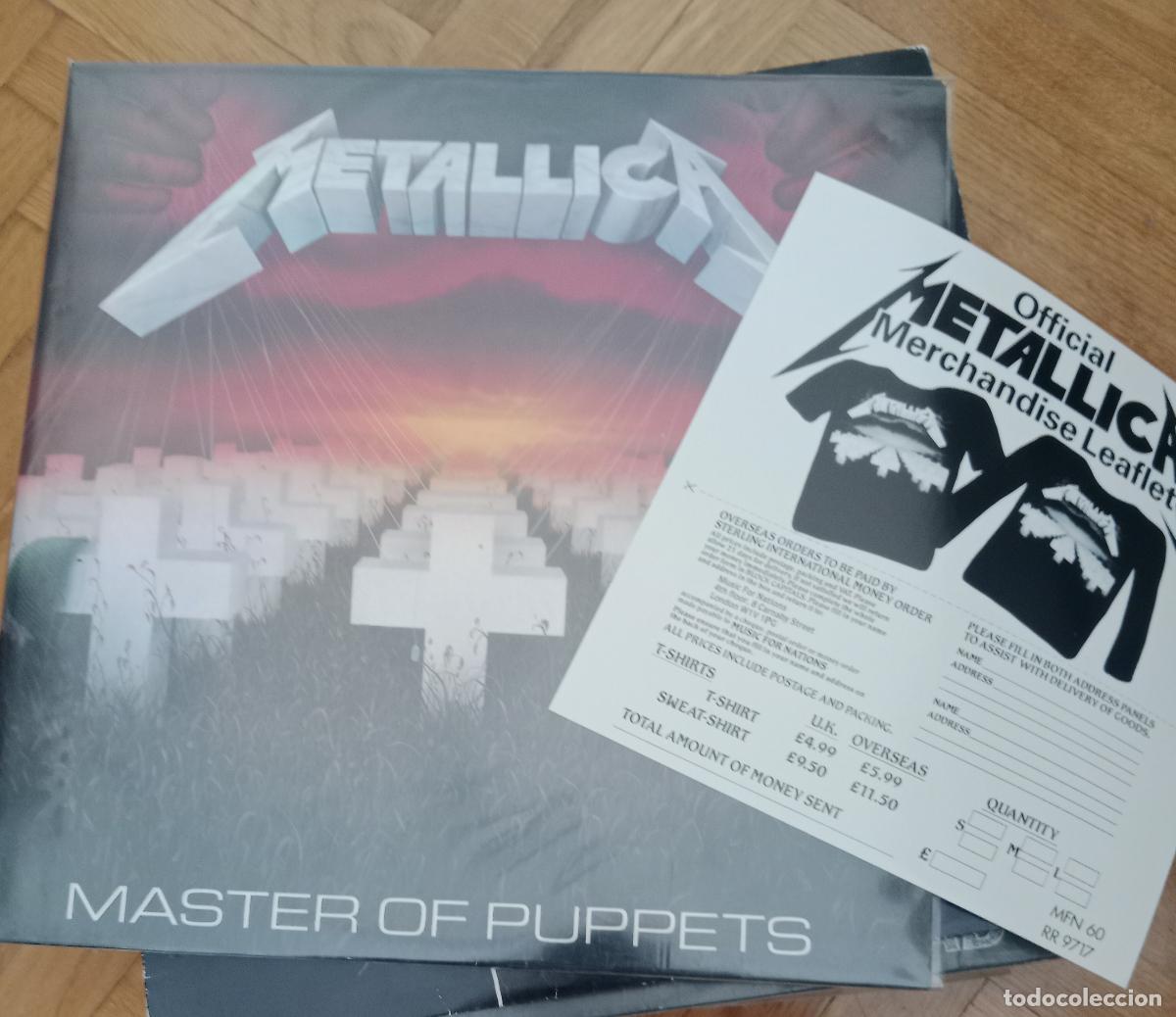 Discos de vinilo: Metallica - Master of pupperts Doble Lp UK 1987