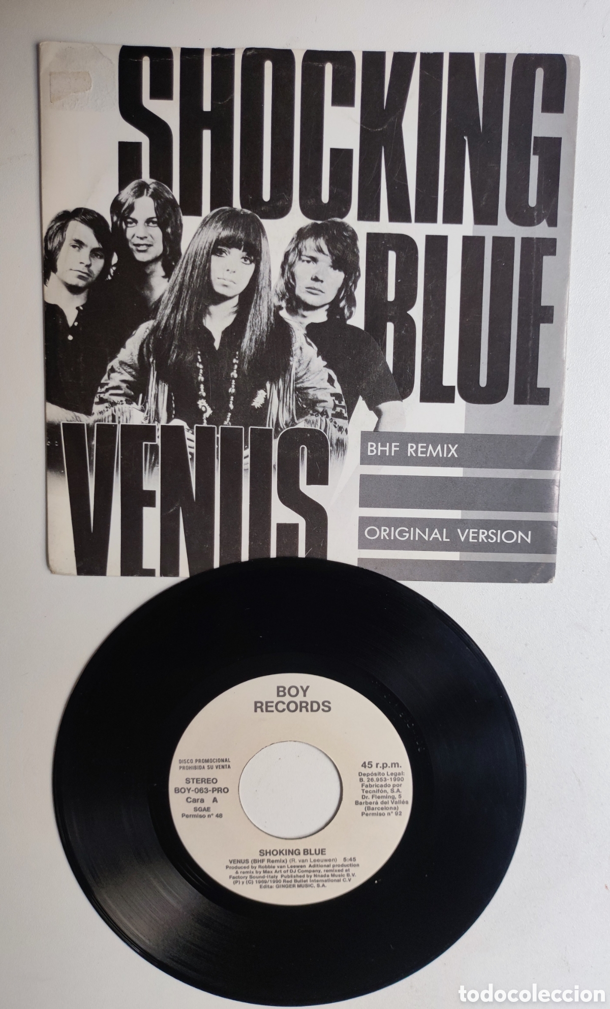 Discos de vinilo: SHOCKING BLUE - VENUS / 1969-1990 BOY RECORDS & GINGER MUSIC - SINGLE