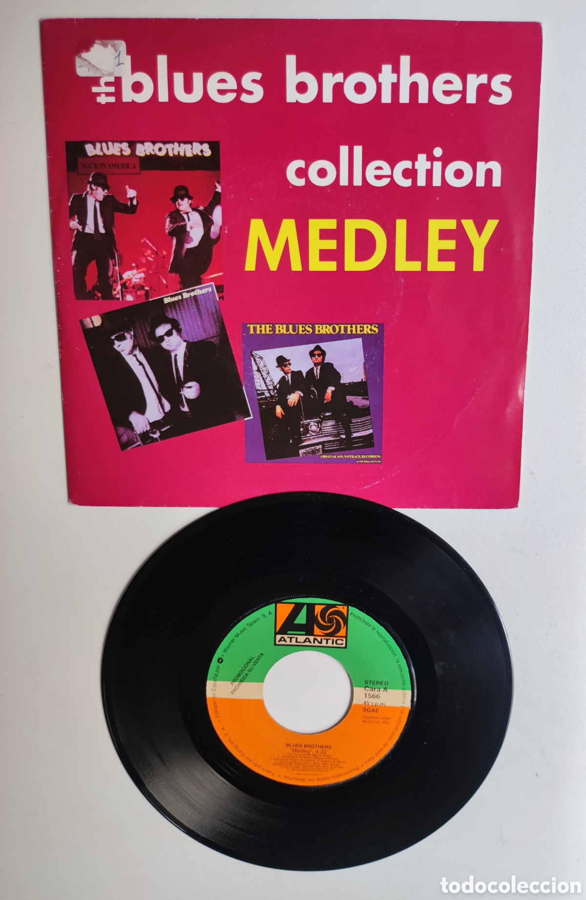Discos de vinilo: EP 1992 - THE BLUES BROTHERS / MEDLEY COLLECTION - 1992 WARNER MUSIC SPAIN EP