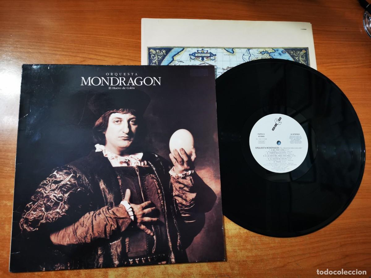 Discos de vinilo: ORQUESTA MONDRAGON El huevo de Colon LP VINILO 1992 ENCARTE JAVIER GURRUCHAGA 11 TEMAS