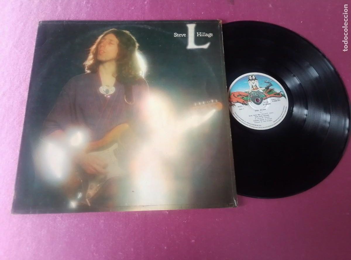 Discos de vinilo: STEVE HILLAGE OM MAMA SHIVAYA 1976 LP MAC1