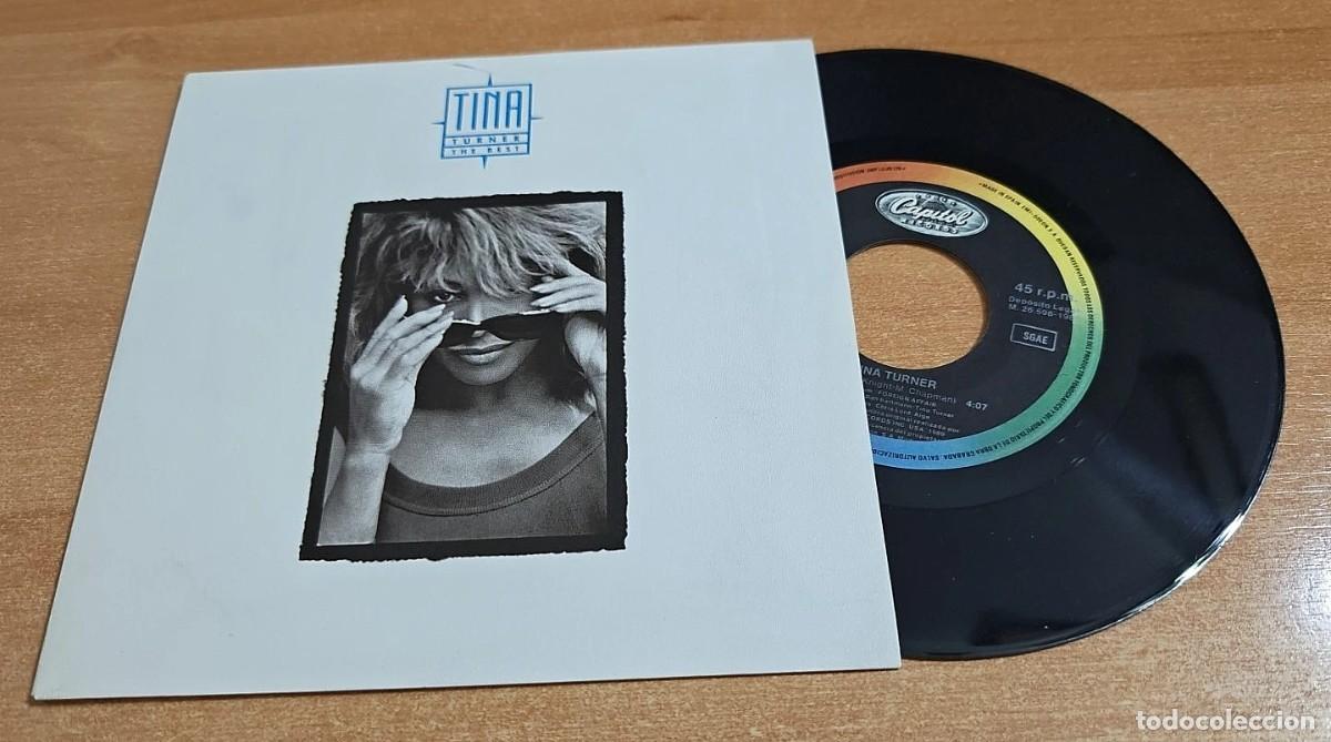 Discos de vinilo: TINA TURNER The best 7&rdquo; SINGLE VINILO DEL A&Ntilde;O 1989 ESPA&Ntilde;A CONTIENE 2 TEMAS