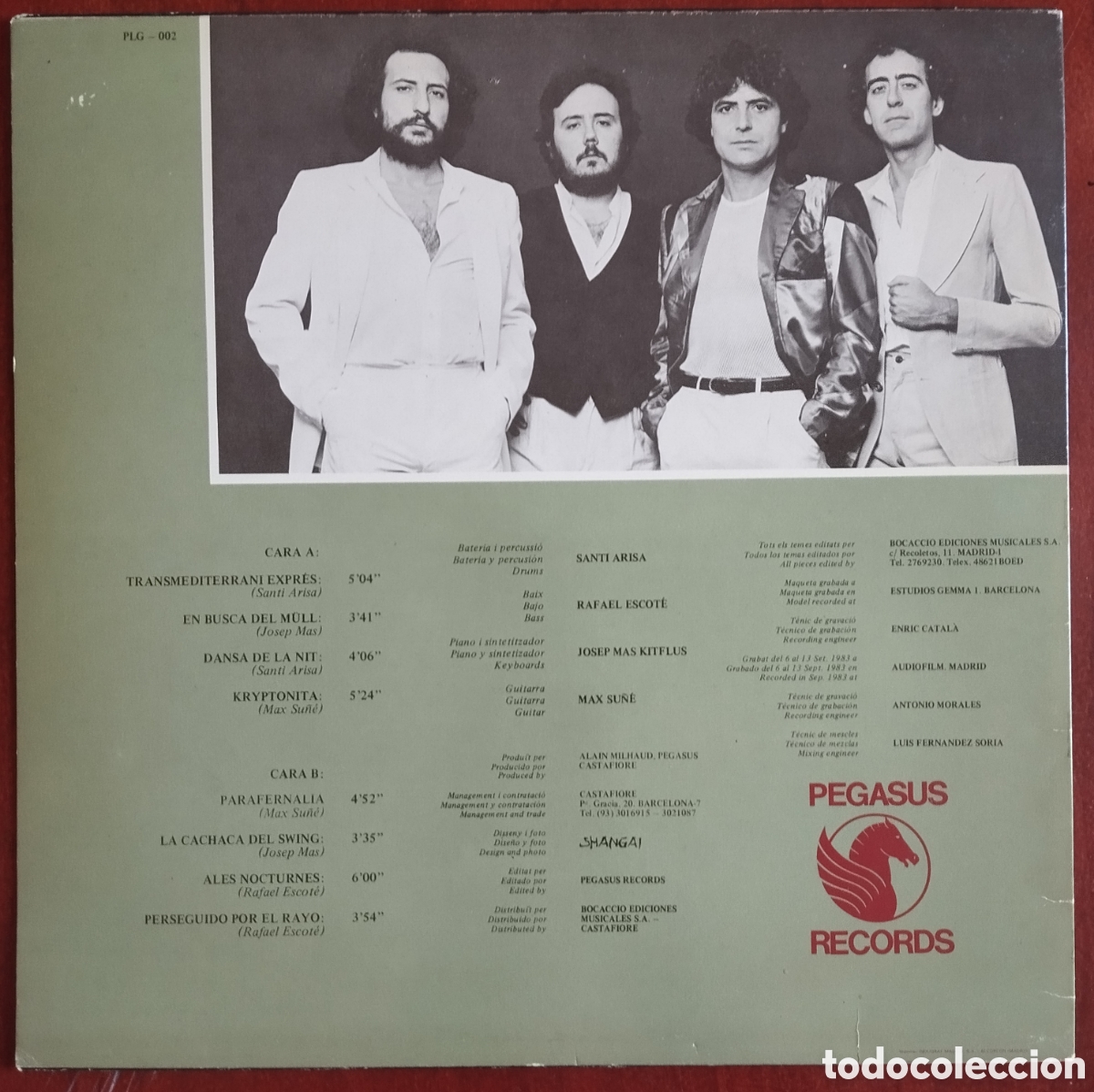 Discos de vinilo: Pegasus - comunicaci&oacute; comunicaci&oacute;n comunication - LP - Foto 2