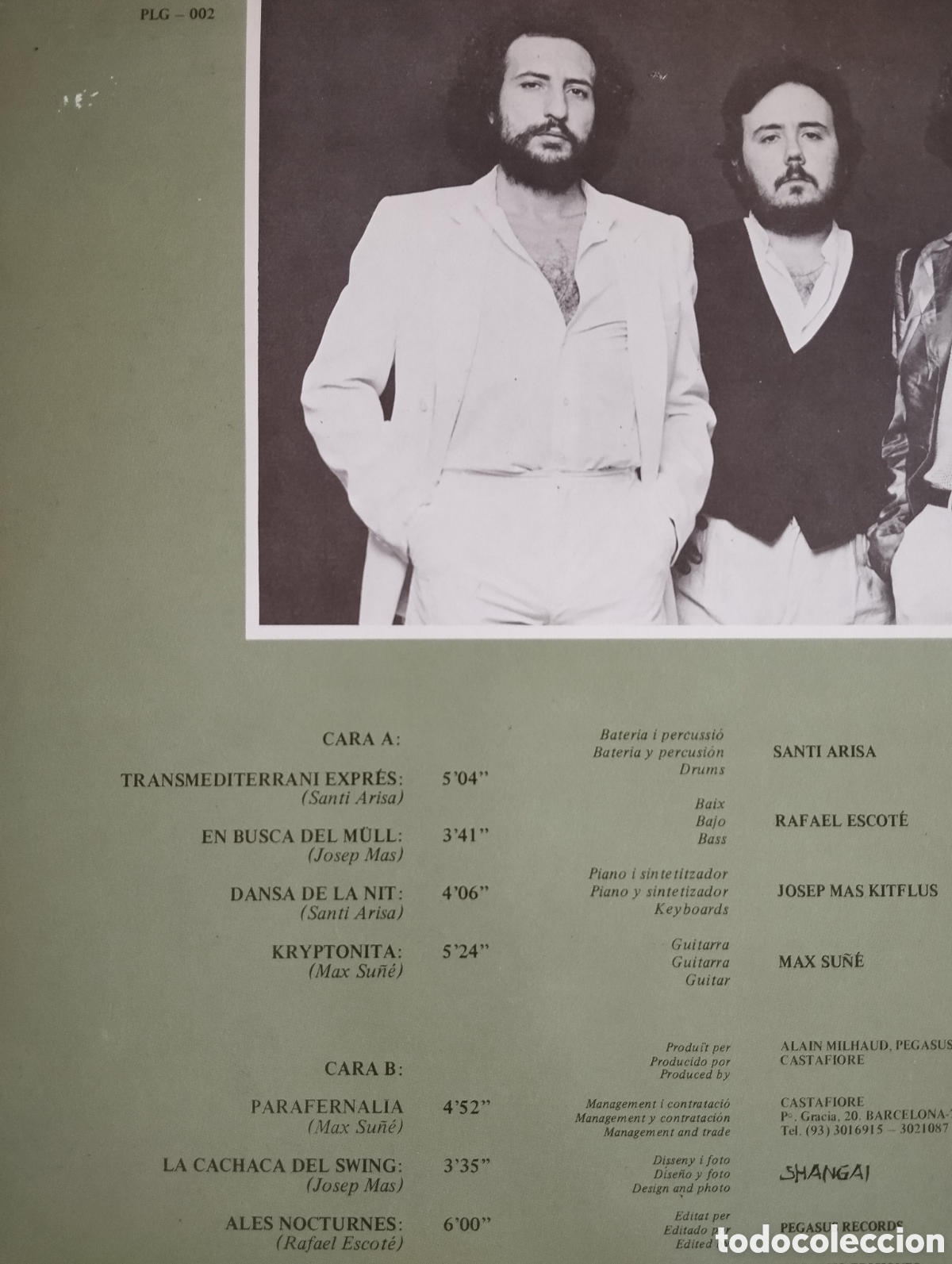 Discos de vinilo: Pegasus - comunicaci&oacute; comunicaci&oacute;n comunication - LP - Foto 3