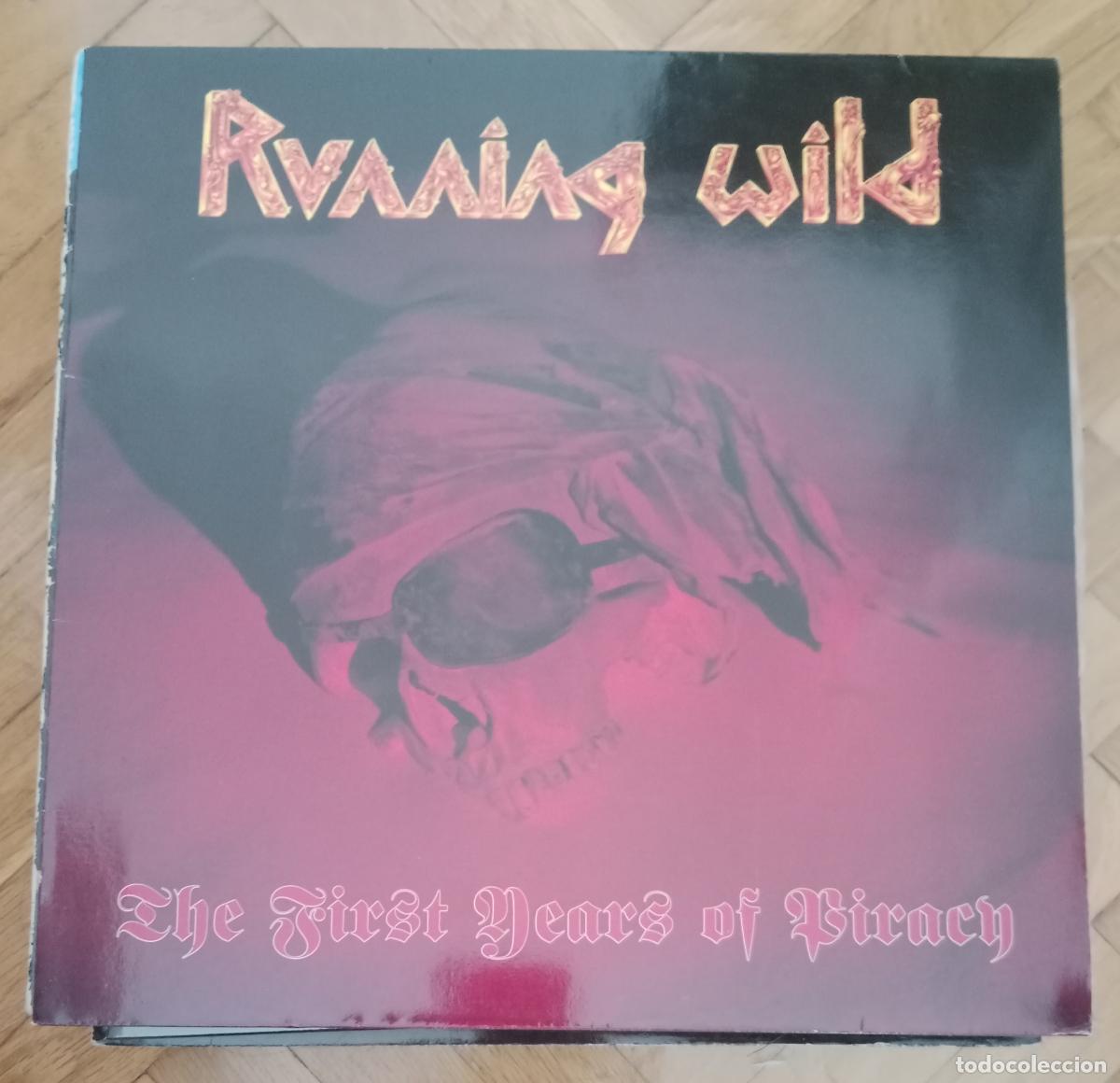 Discos de vinilo: Running Wild - The first years of piracy Lp 1991 europa