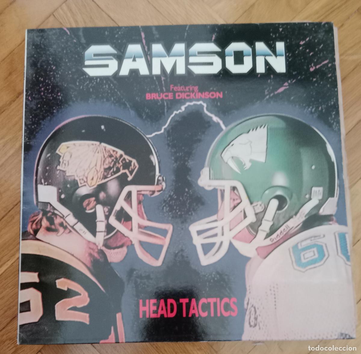 Discos de vinilo: Samson - Head tactics Lp 1986 Espa&ntilde;a