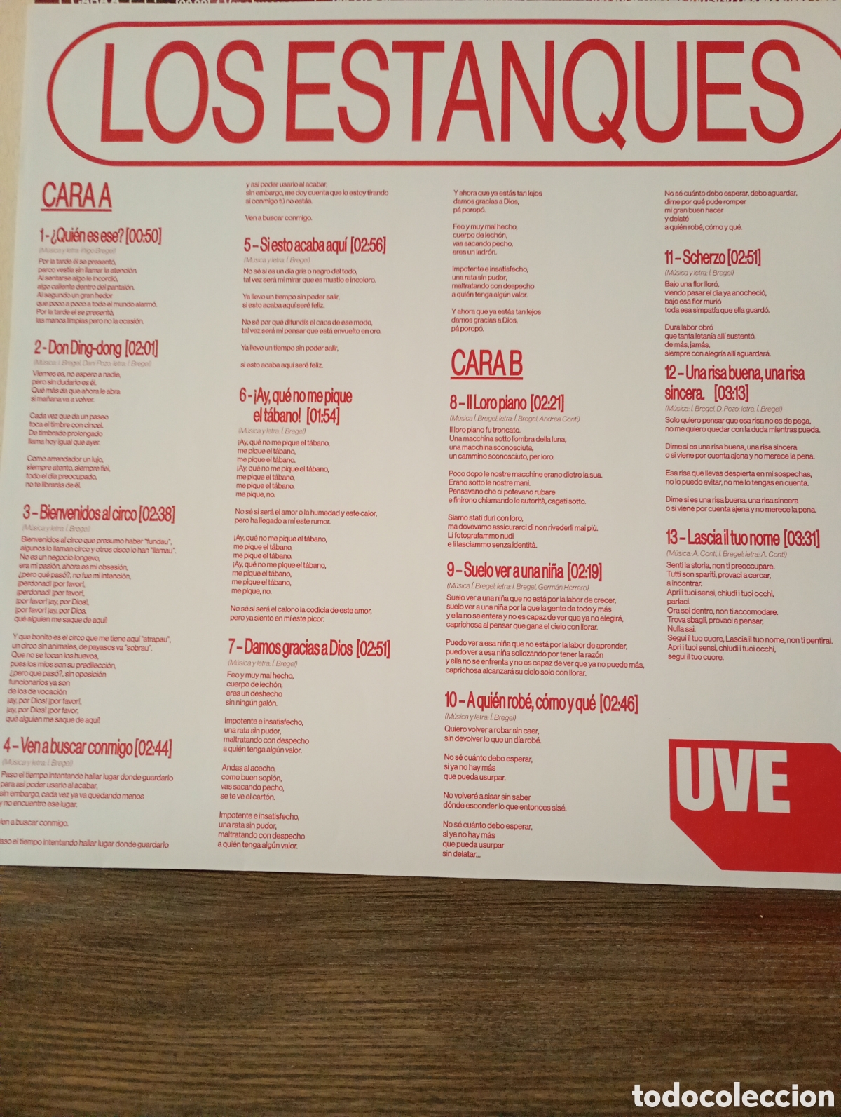 Discos de vinilo: Los Estanques, UVE 2024. - Foto 4