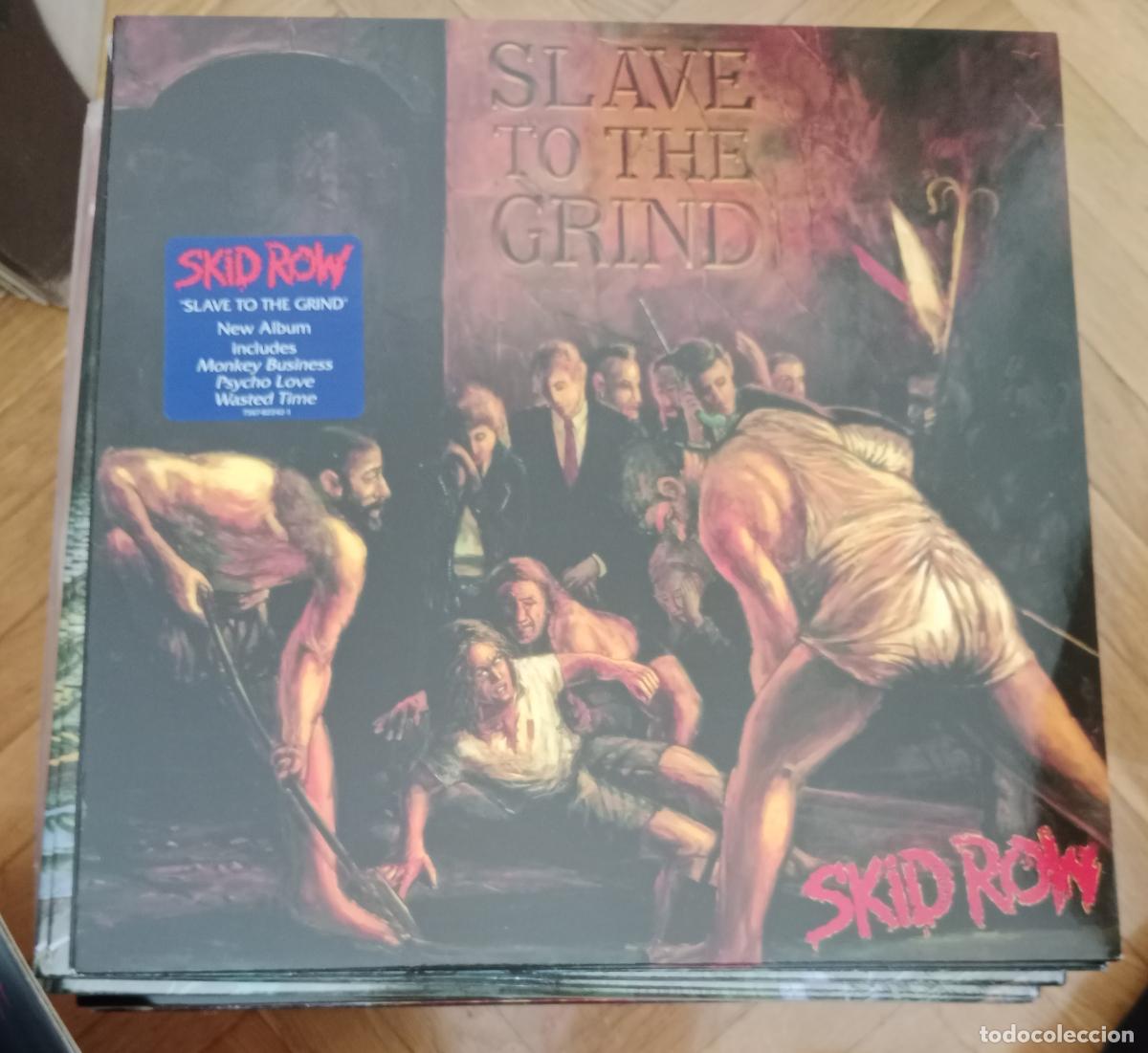 Discos de vinilo: Skid Row - Slave to the grind Lp 1991 Europa