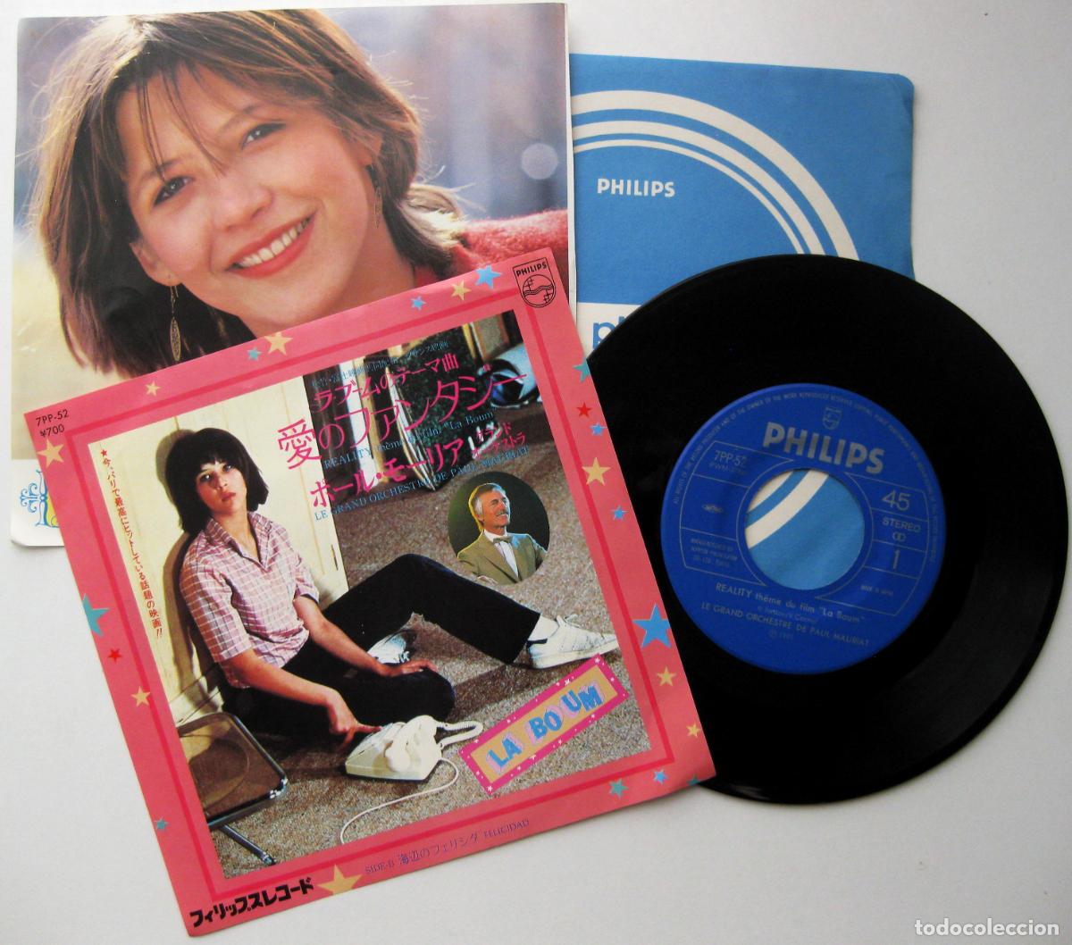 Discos de vinilo: Le Grand Orchestre De Paul Mauriat - Reality (La Boum) - Single Philips 1981 Japan Japon BPY